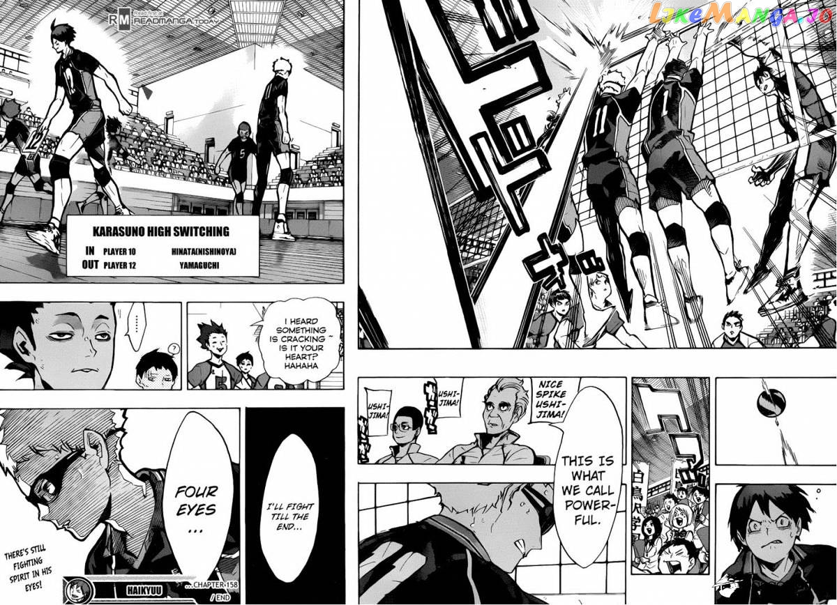 Haikyuu!!, Chapter 158 image 17
